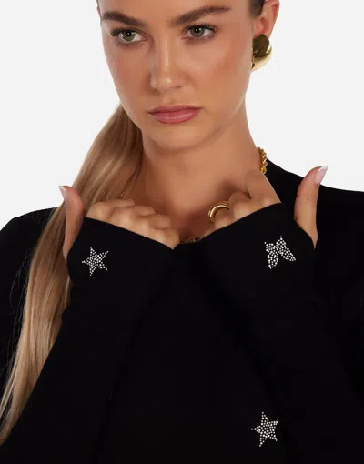 Lauren Moshi Mckinley Pearl Hot Fix Elements In Black