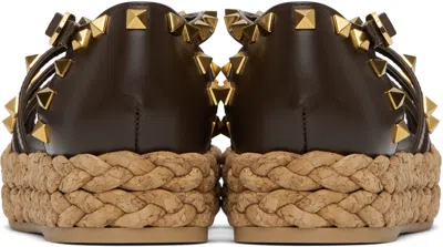 Valentino Garavani Valentino Rockstud 30 Leather Platform Sandal In Black