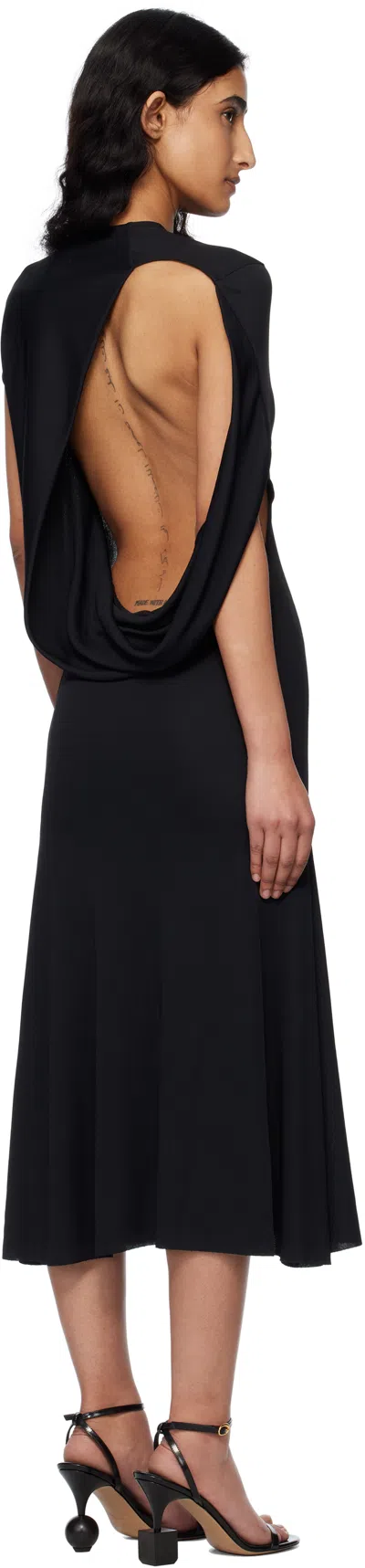 Jacquemus La Robe Salerno Midi Dress In Black