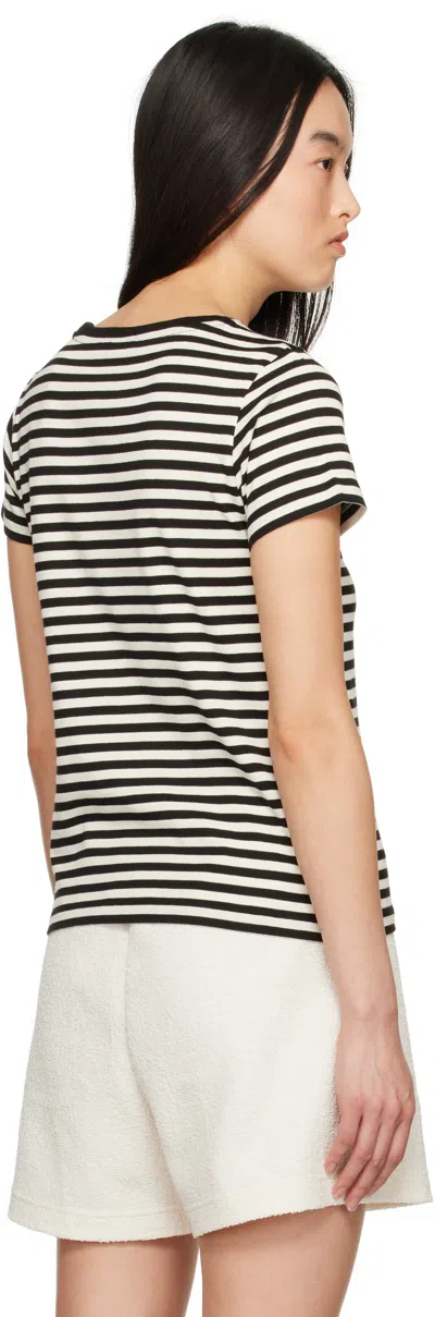 Moncler Cotton Crew-neck T-shirt In Black