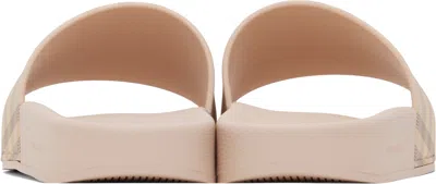 Burberry Furley Check Slide Sandals In Neutral