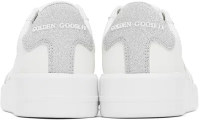 Golden Goose Michael Michael Kors Black Leather Collette Ballerinas In White
