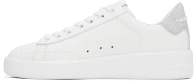 Golden Goose Michael Michael Kors Black Leather Collette Ballerinas In White