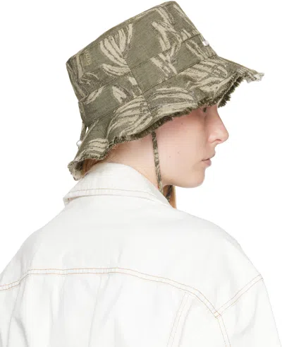 Jacquemus Le Gadjo Bucket Hat In 5ca Jacquard Banana