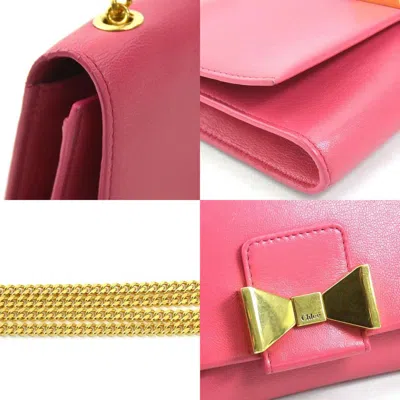 Pre-owned Chloé Pink Leather Shoulder Bag ()