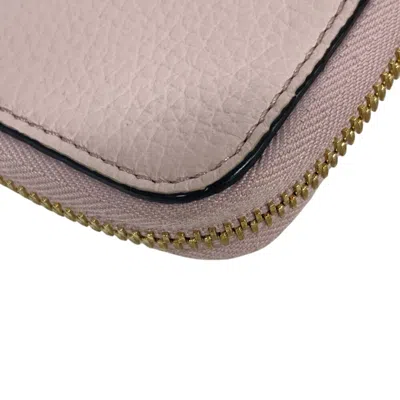 Pre-owned Chloé Pink Leather Coin Purse/coin Case ()