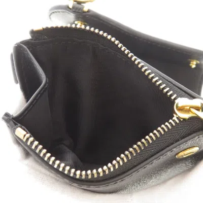 Pre-owned Dior Christian  Black Leather Wallet (bi-fold) ()