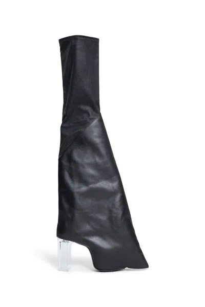 Rick Owens Boots In Black