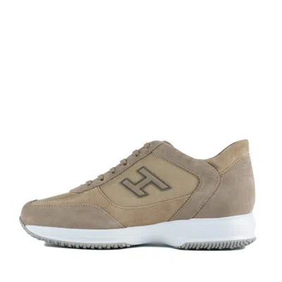Hogan Tomaia In Suede And Technical Fabric In Multi