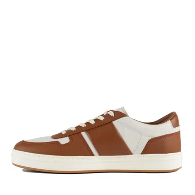 Hogan H-tv Sneakers In White, Brown