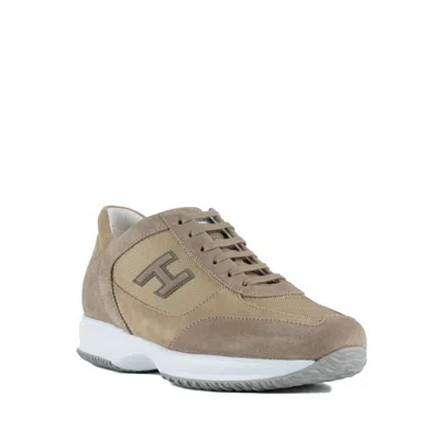 Hogan Tomaia In Suede And Technical Fabric In Multi