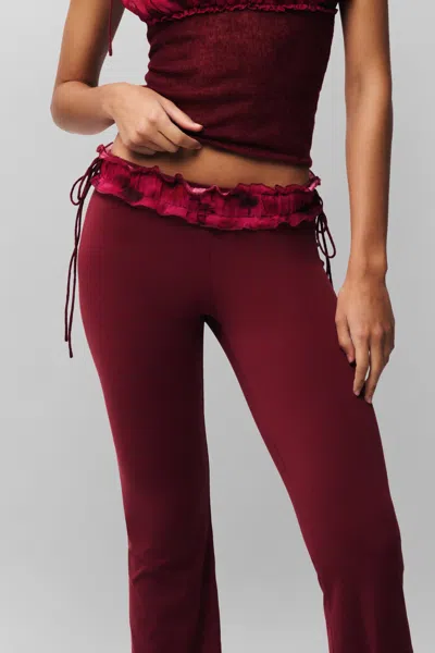 Danielle Guizio Ny Ruched Chiffon Knit Tank In Pink Multi