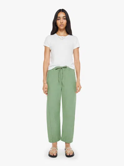 Mother The Drawn Half Pipe Cotton Drawstring Pants In Multi