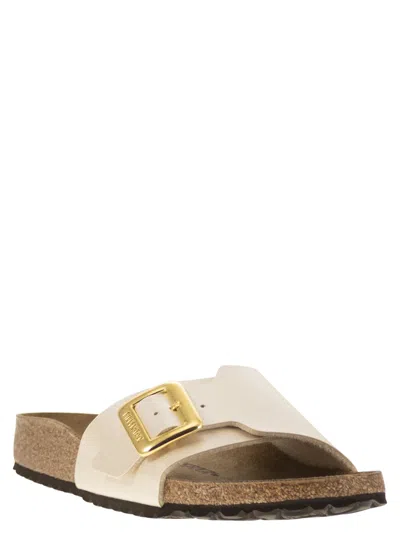 Birkenstock Women's Madrid Big Buckle Sandal In Ecru