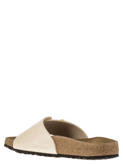 Birkenstock Women's Madrid Big Buckle Sandal In Ecru