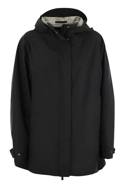 Herno Lightweight Gore-tex Jacket In Black