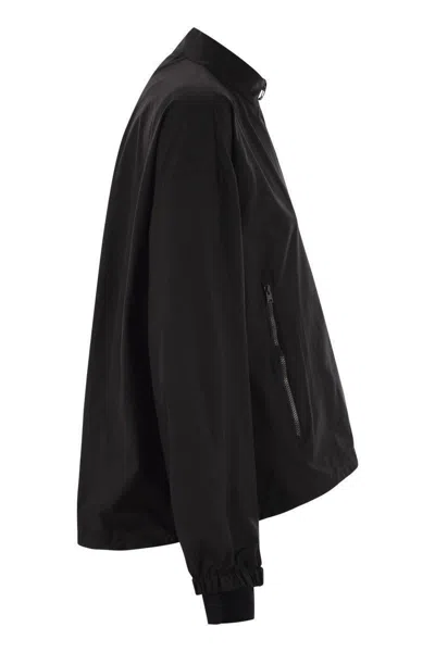 Herno Laminar Bomber Jacket With Zip In Black