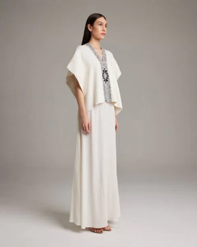 Voz Manta Estrella In Ivory/black