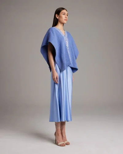 Voz Manta Estrella In Perwinkle/ivory