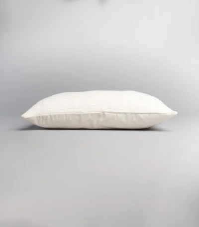 Voz Solid Lumbar Pillow In Ivory