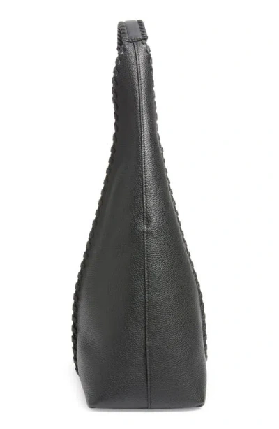 Sam Edelman Sylvia Extra Large Leather Hobo In Black