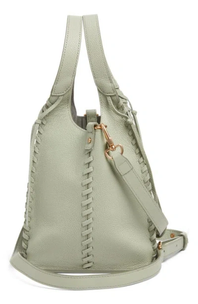 Sam Edelman Sylvia Mini Leather Crossbody Bag In Sage