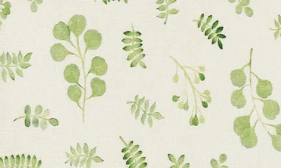 L'ovedbaby Organic Cotton Blanket In Stone Botanica