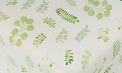 L'ovedbaby Organic Cotton Crib Sheet In Green