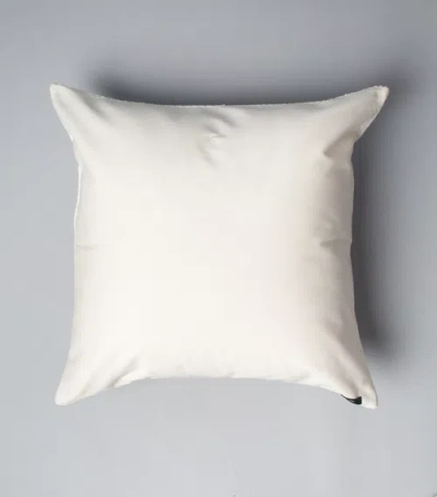 Voz Solid Cotton Euro Pillow In Ivory