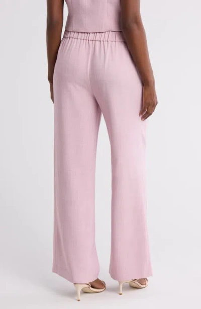 Gemma + Jane Pull-on Wide Leg Pants In Pink