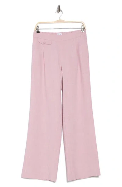 Gemma + Jane Pull-on Wide Leg Pants In Pink