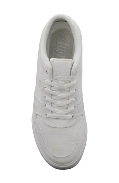 Lugz Vine Mens Moc Closed Toe Oxford Shoes In White