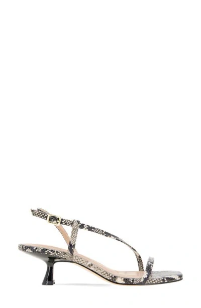 Bcbgeneration Inaya Snakeskin Embossed Sandal In Multi Snake