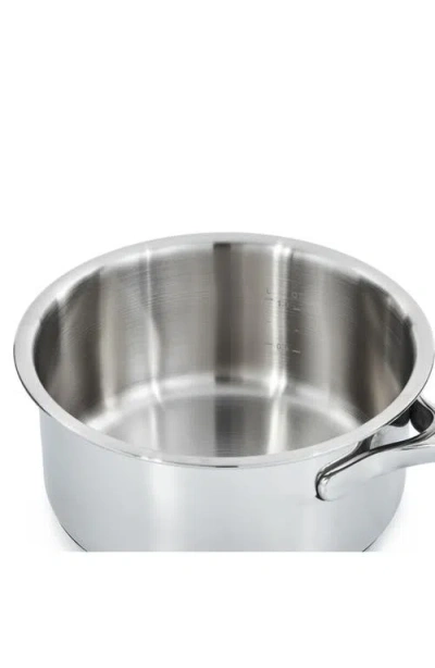 Berghoff Dina Helix 1.6-quart Saucepan With Lid In Silver