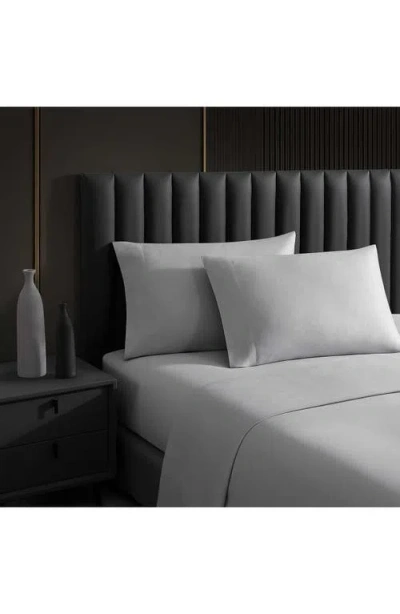 Vera Wang Sateen 1,000 Thread Count Queen Sheet Set In Lt-pastel Blue