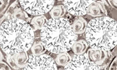 Suzy Levian Diamonds 14k Gold Pavé Diamond Snowflake Stud Earrings In White