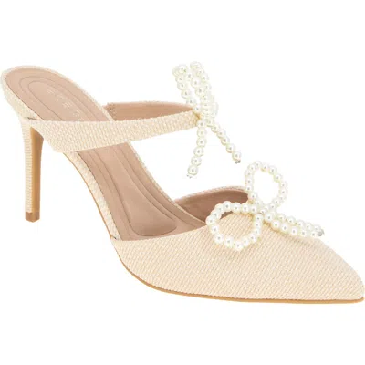 Bcbg Bardia Pointed Toe Mule In Natural