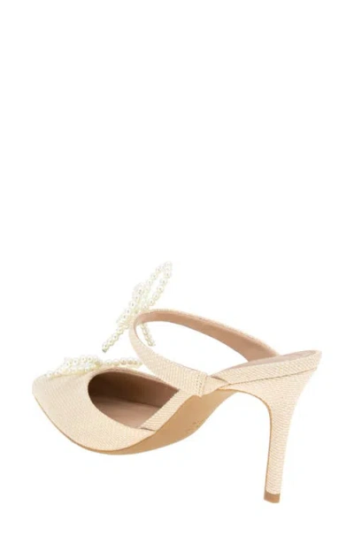 Bcbg Bardia Pointed Toe Mule In Natural