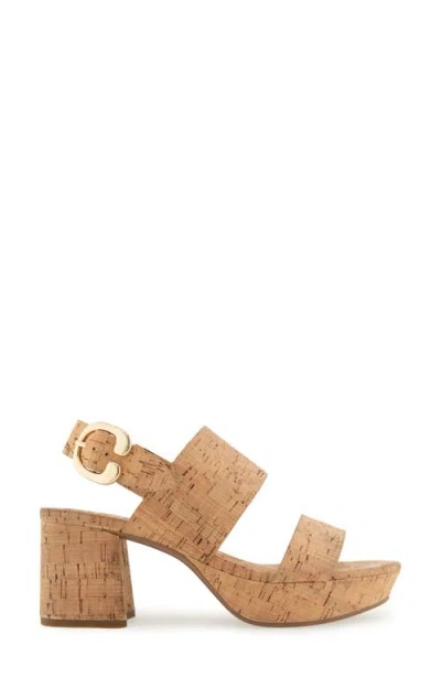 Aerosoles Wide Width Camera Platform Sandal In Neutral