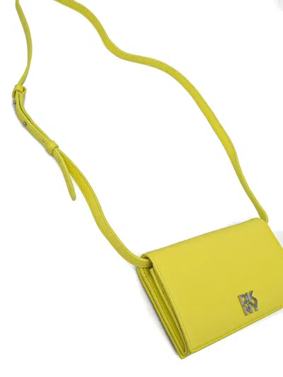 Dkny Etta Wallet In Yellow