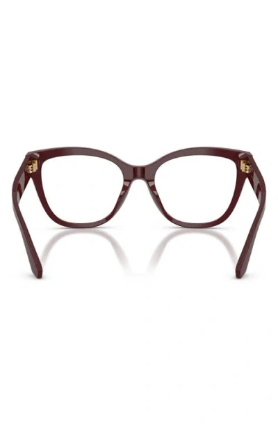 Dolce & Gabbana Eyewear Eyeglasses In Bordeaux