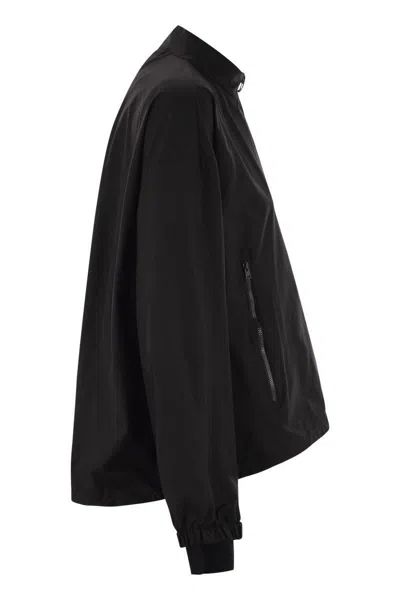 Herno Laminar Bomber Jacket With Zip In Black
