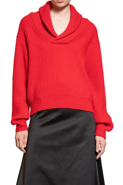 The Garment Como Ribbed Wool Sweater In Red