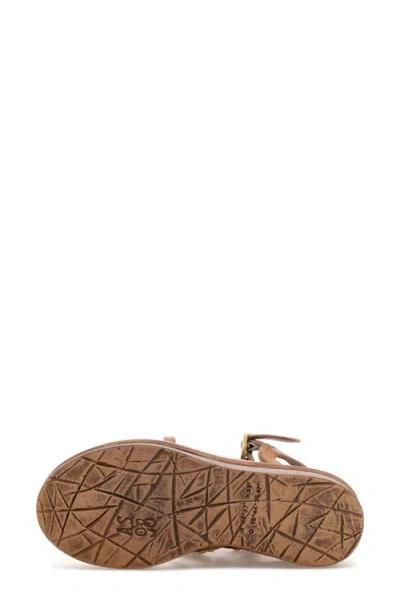 As98 A.s.98 Shiloh Studded Wedge Sandal In Camel