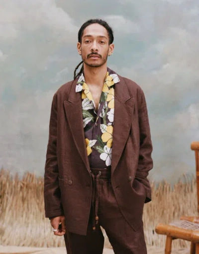 Tombolo Easy-going Jacket In Brown