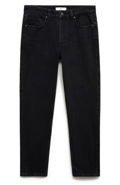 Mango Sammy Cropped Carrot-fit Jeans In Multi