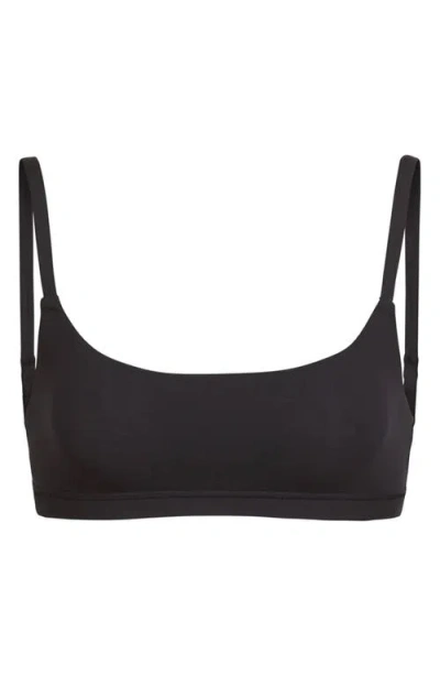 Skims Fits Everybody Scoop Neck Bralette In Black