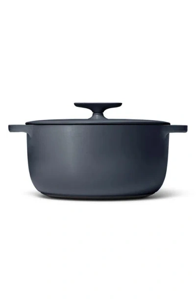 Caraway 6.5-quart Cast Iron Dutch Oven In Midnight Blue