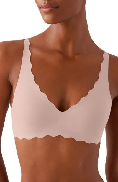 B.tempt'd By Wacoal B. Tempt'd By Wacoal B. Wow'd Wire Free Comfort Bra In Blush Pink