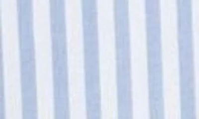 Beachlunchlounge Fallon High-low Button-up Shirt In Dodger Blue